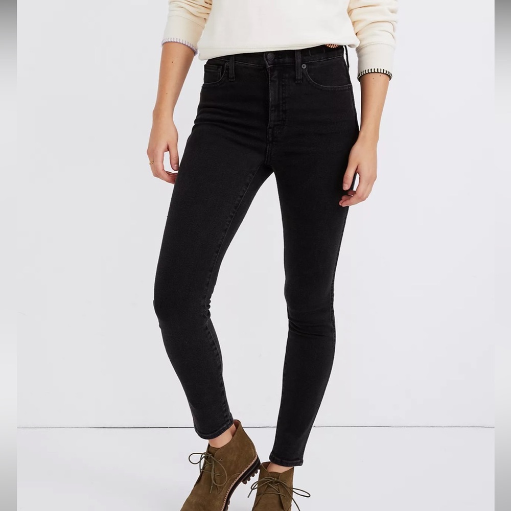 Madewell Petite 10" High-Rise Skinny Jeans in Starkey Wash, MB009 NWOT